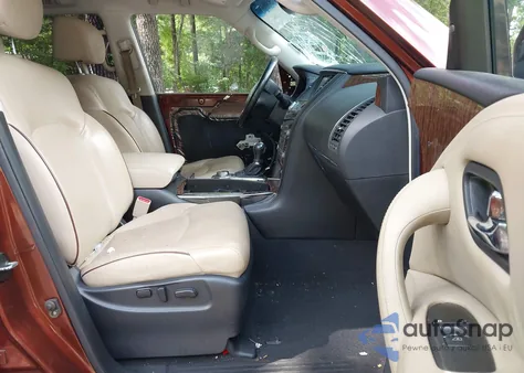 2017 Nissan Armada Platinum из США, поврежденный, VIN JN8AY2NC7H9509882